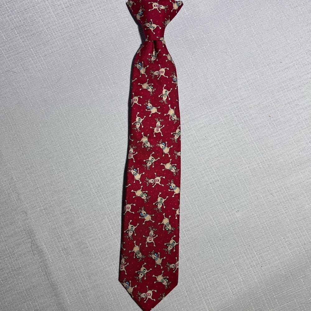 WEMBLY Boys Christmas Tie Dancing Reindeer